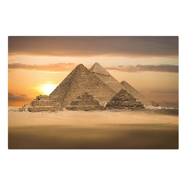 Obrazy na płótnie zachód słońca Marzenie o Egipcie