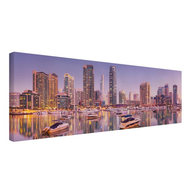 Obrazy na płótnie Dubai Dubai Skyline and Marina