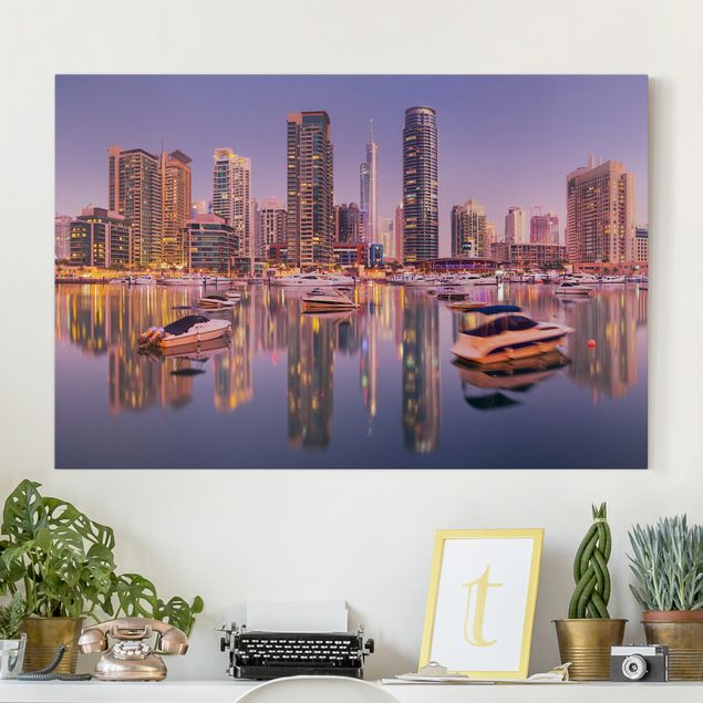 Obrazy Azja Dubai Skyline and Marina