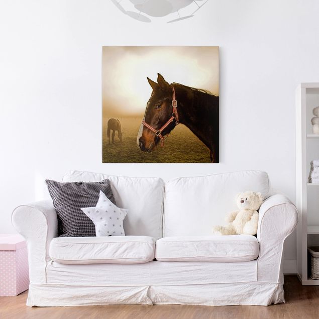 Obrazy nowoczesne Wczesny koń