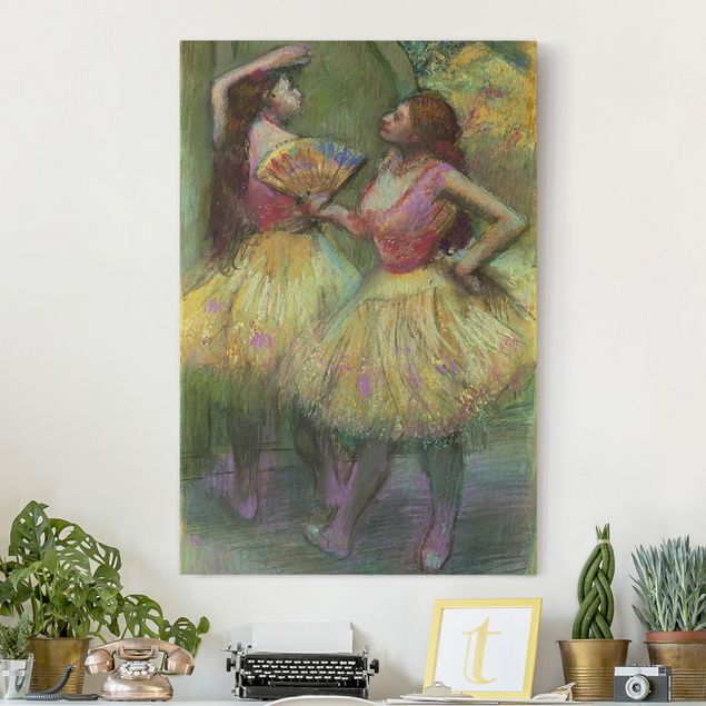 Nowoczesne obrazy do salonu Edgar Degas - Dwie tancerki