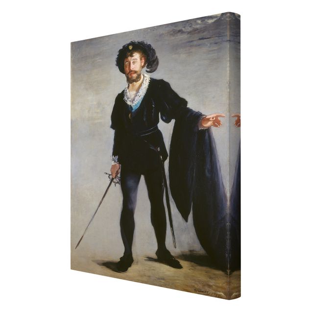 Obrazy artystów Edouard Manet - Śpiewak Jean-Baptiste Faure jako Hamlet
