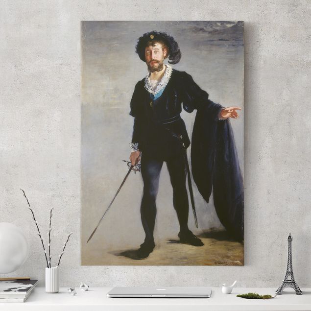 Dekoracja do kuchni Edouard Manet - Śpiewak Jean-Baptiste Faure jako Hamlet