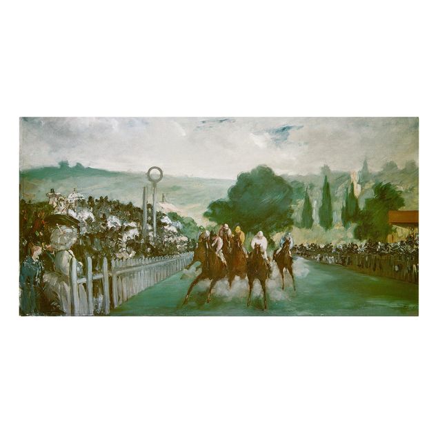 Konie obrazy Edouard Manet - Wyścigi konne