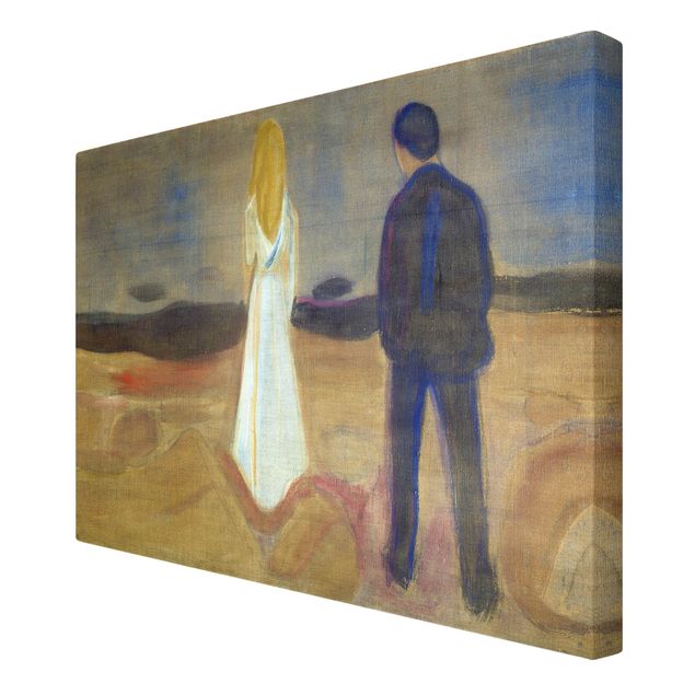 Postimpresjonizm obrazy Edvard Munch - Dwoje ludzi
