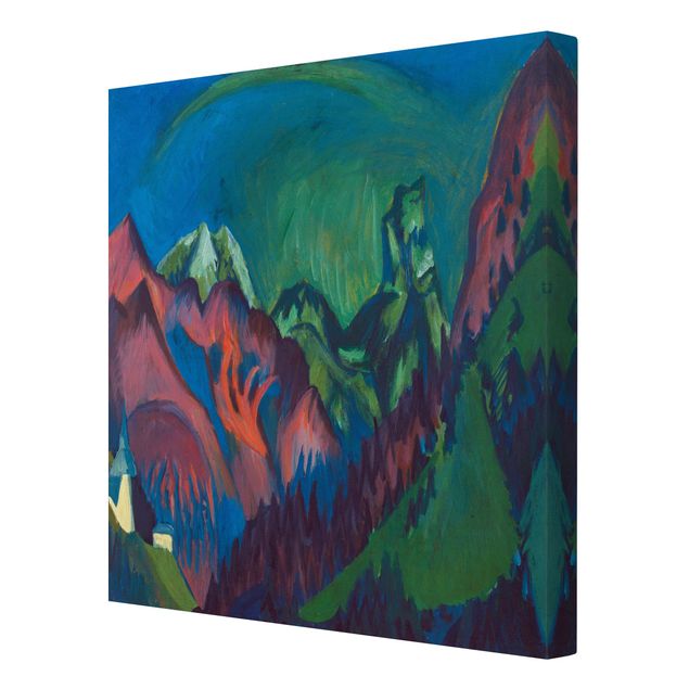Obrazy na płótnie góra Ernst Ludwig Kirchner - wąwóz Zügen koło Monstein