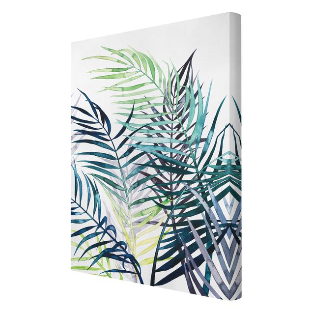 Obrazy na ścianę Egzotyczne liście - drzewo palmowe