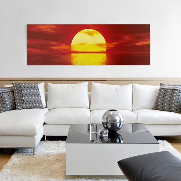 Obrazy nowoczesne Fantastyczny zachód słońca