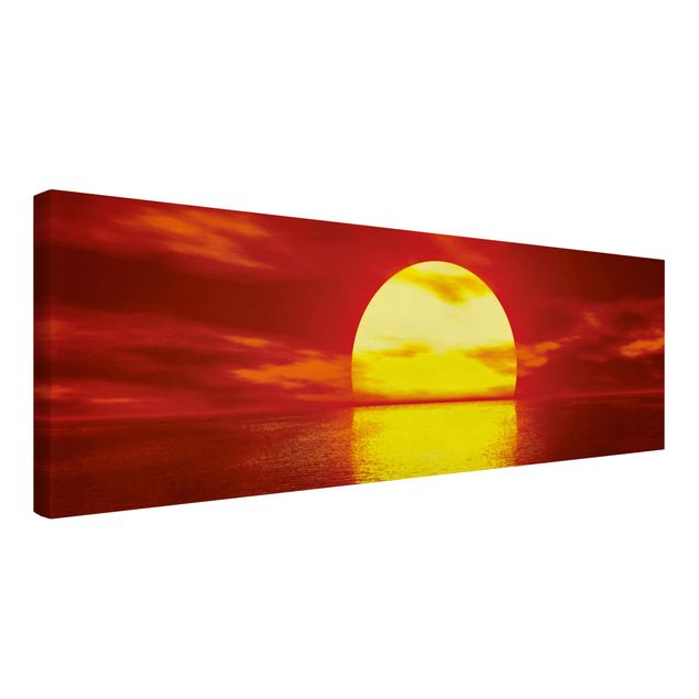 Obrazy morze Fantastyczny zachód słońca