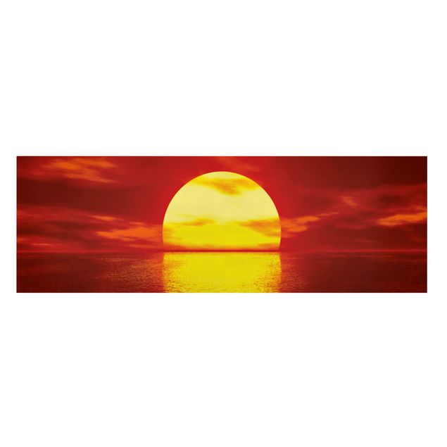 Obrazy krajobraz Fantastyczny zachód słońca