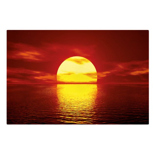 Obrazy krajobraz Fantastyczny zachód słońca