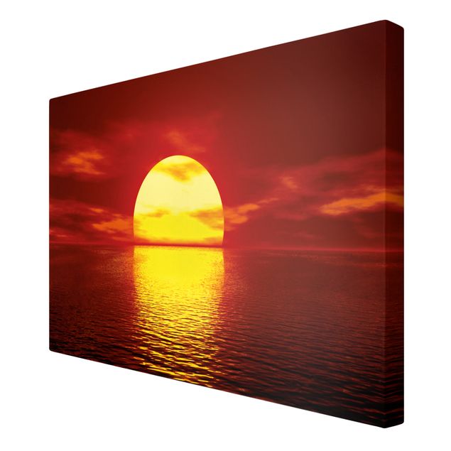 Obrazy plaża Fantastyczny zachód słońca