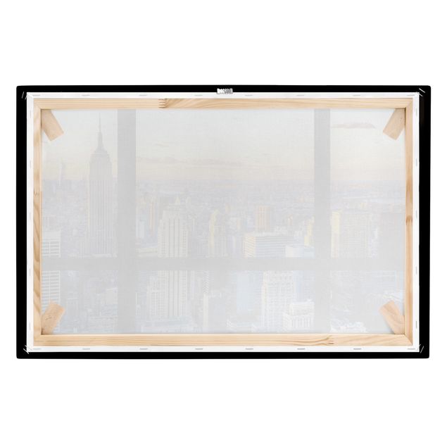 Obrazy na płótnie Nowy Jork Widok z okna - wschód słońca w Nowym Jorku