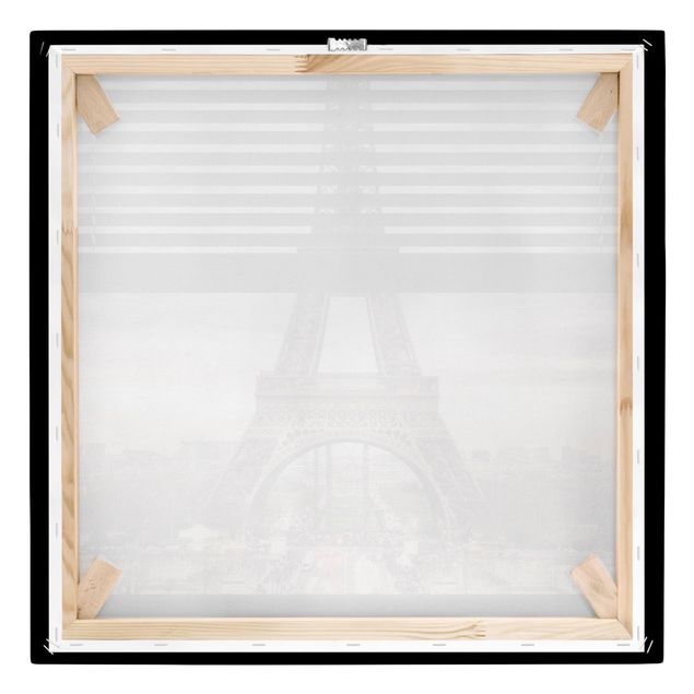 Obrazy na ścianę Zasłony widokowe na okno - Wieża Eiffla Paryż
