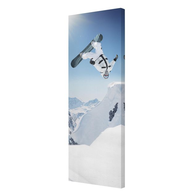 Obrazy Latający snowboardzista