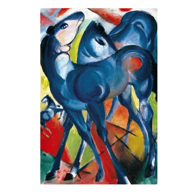Obrazy nowoczesny Franz Marc - The Niebieski Foals