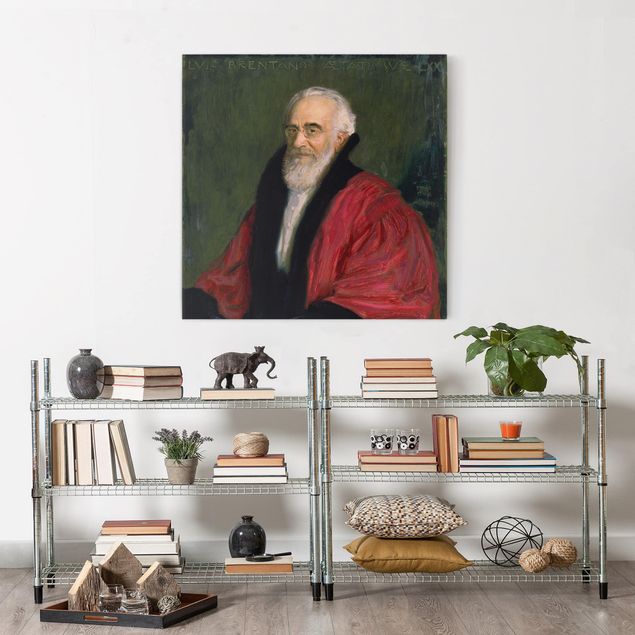 Nowoczesne obrazy do salonu Franz von Stuck - portret Lujo Brentano