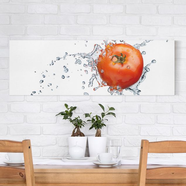 Obraz z owoców i warzyw Świeży pomidor