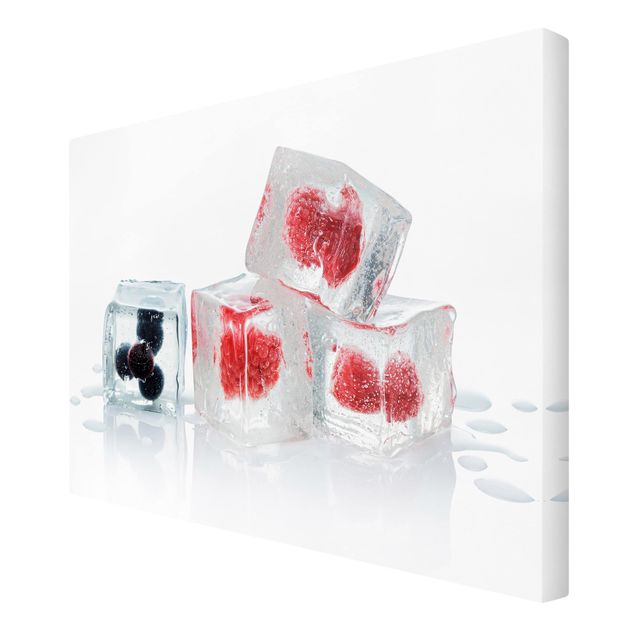 Obrazy na płótnie Owoce w kostce lodu