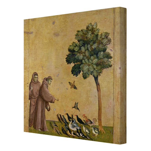 Obrazy na płótnie ptaki Giotto di Bondone - Święty Franciszek