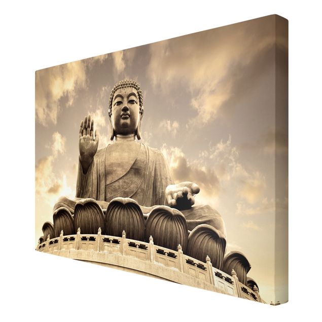 Obrazy na ścianę Wielki Budda Sepia