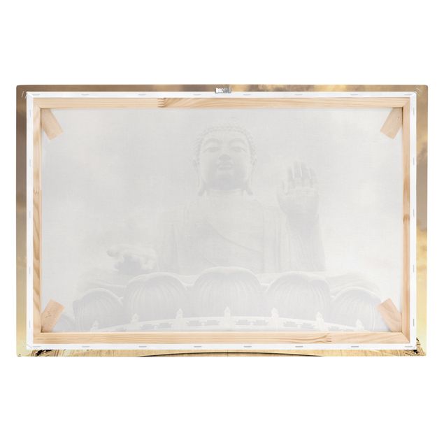 Obrazy drukowane na płótnie Wielki Budda Sepia