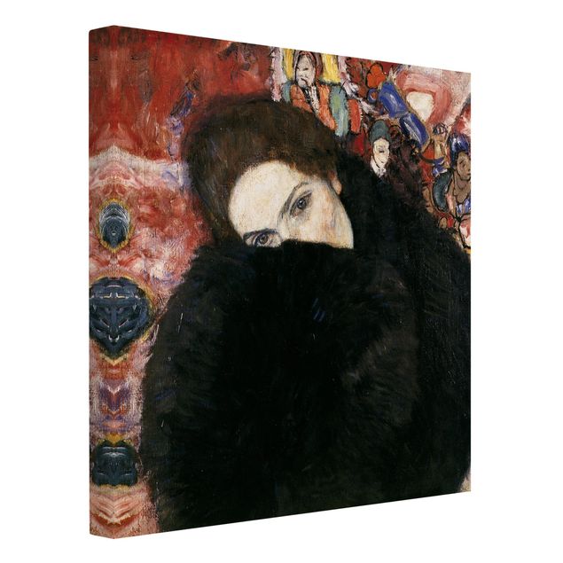 Obrazy nowoczesny Gustav Klimt - Dama z mufką