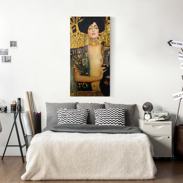 Obrazy do salonu nowoczesne Gustav Klimt - Judyta I