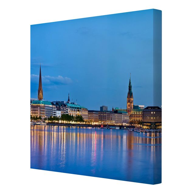 Obrazy na ścianę panorama Hamburga