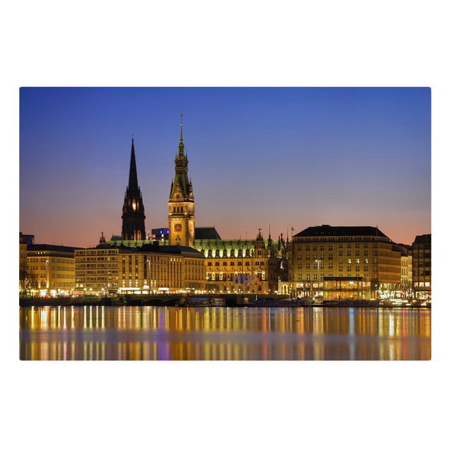 Obrazy na ścianę architektura Panorama Hamburga