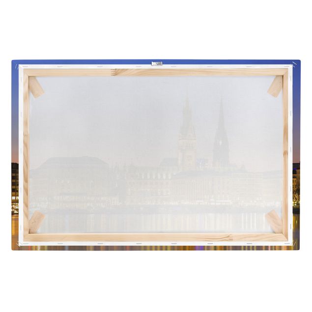 Obrazy drukowane na płótnie Panorama Hamburga