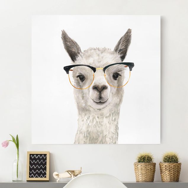 Dekoracja do kuchni Hippy Llama w okularach I
