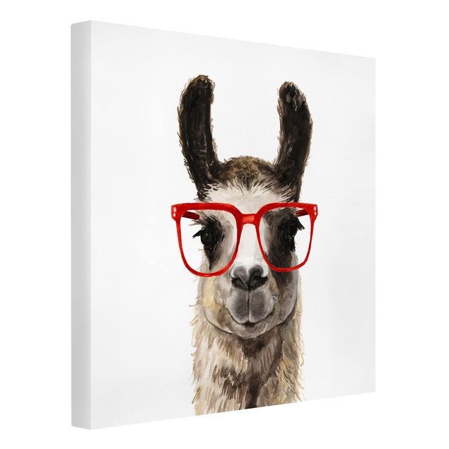 Obrazy nowoczesne Hippy Llama w okularach II