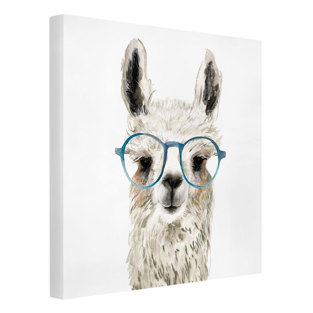 Obrazy nowoczesne Hippy Llama w okularach III