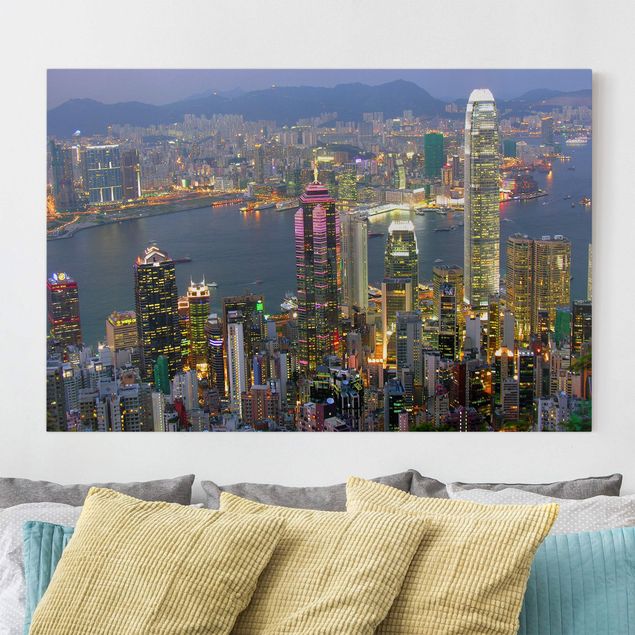 Obrazy Azja Skala nieba Hongkongu