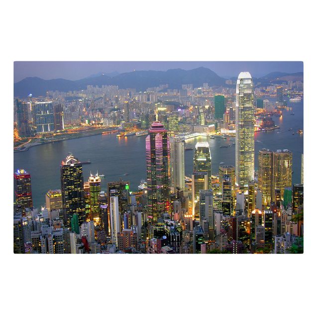 Nowoczesne obrazy Skala nieba Hongkongu