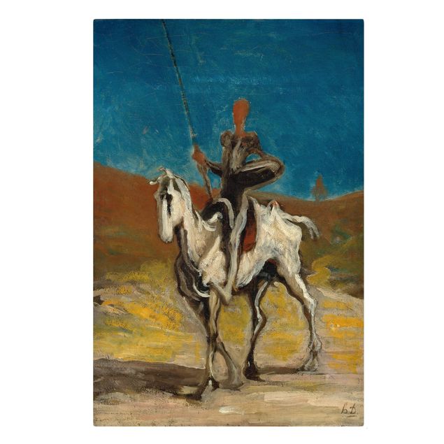 Konie obrazy na płótnie Honoré Daumier - Don Kichot