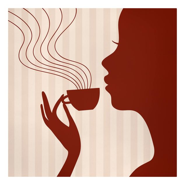 Obraz na płótnie - Gorąca kawa