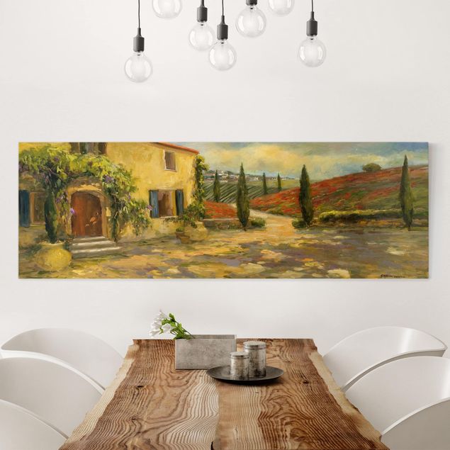 Dekoracja do kuchni Krajobraz włoski - Toskania