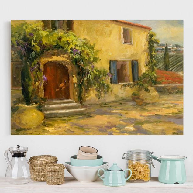 Dekoracja do kuchni Krajobraz włoski - Toskania