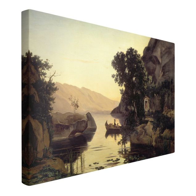 Obrazy nowoczesny Jean-Baptiste Camille Corot - Pejzaż w pobliżu Rivy