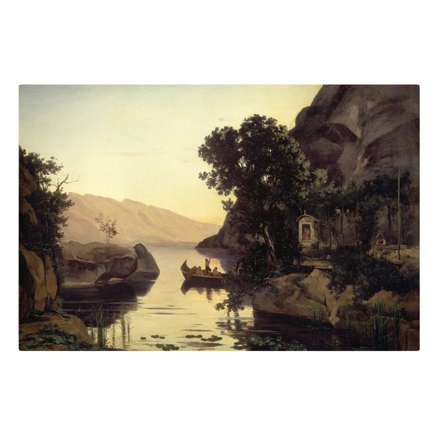 Obrazy na ścianę krajobrazy Jean-Baptiste Camille Corot - Pejzaż w pobliżu Rivy