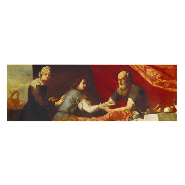 Obrazy z baroku Jusepe de Ribera - Izaak i Jakub
