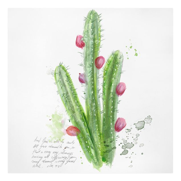 Obrazy powiedzenia Kaktus z wersetem biblijnym II