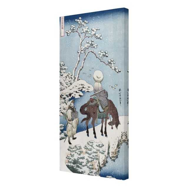 Obraz niebieski Katsushika Hokusai - chiński poeta