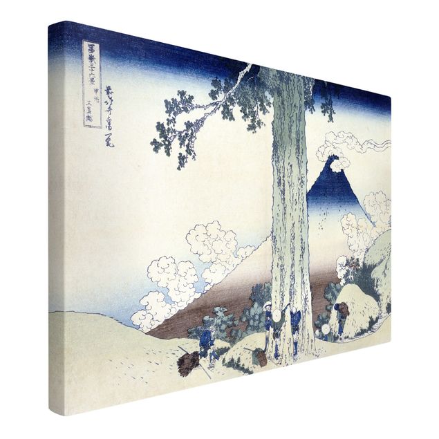 Góry obraz Katsushika Hokusai - Przełęcz Mishima w prowincji Kai