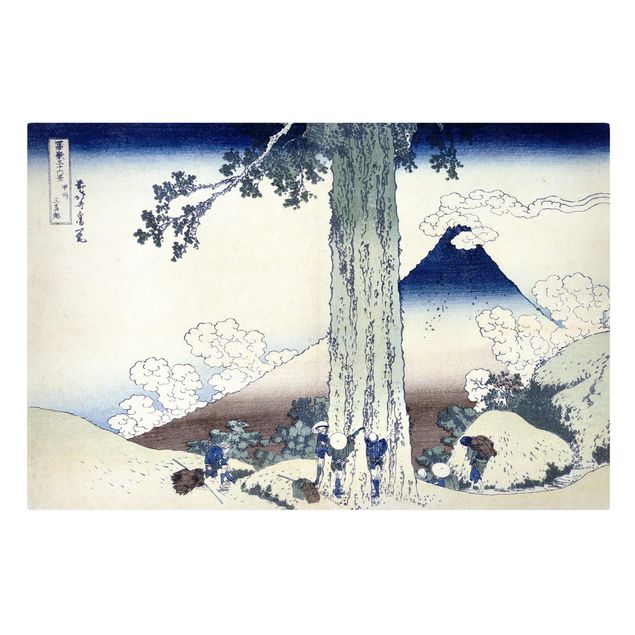 Obrazy na ścianę krajobrazy Katsushika Hokusai - Przełęcz Mishima w prowincji Kai