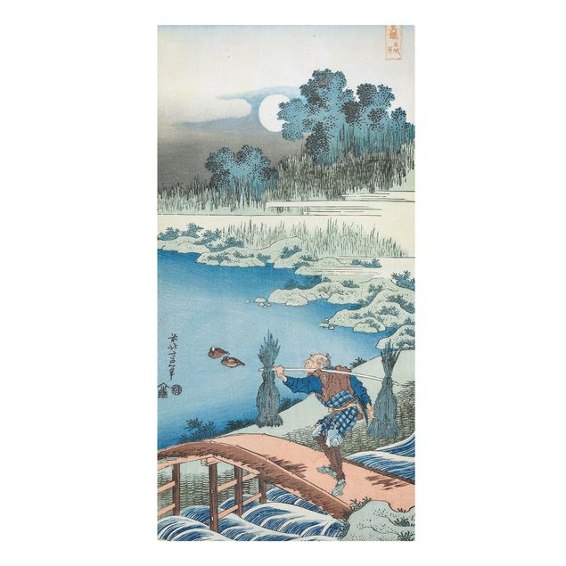 Niebieskie obrazy Katsushika Hokusai - Laureat