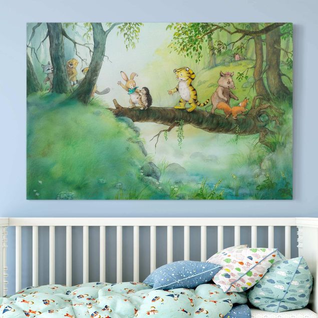 Pokój dziecięcy Mały tygrysek - mostek na drzewie