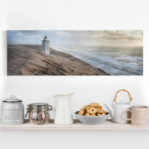 Dekoracja do kuchni Latarnia morska w Danii